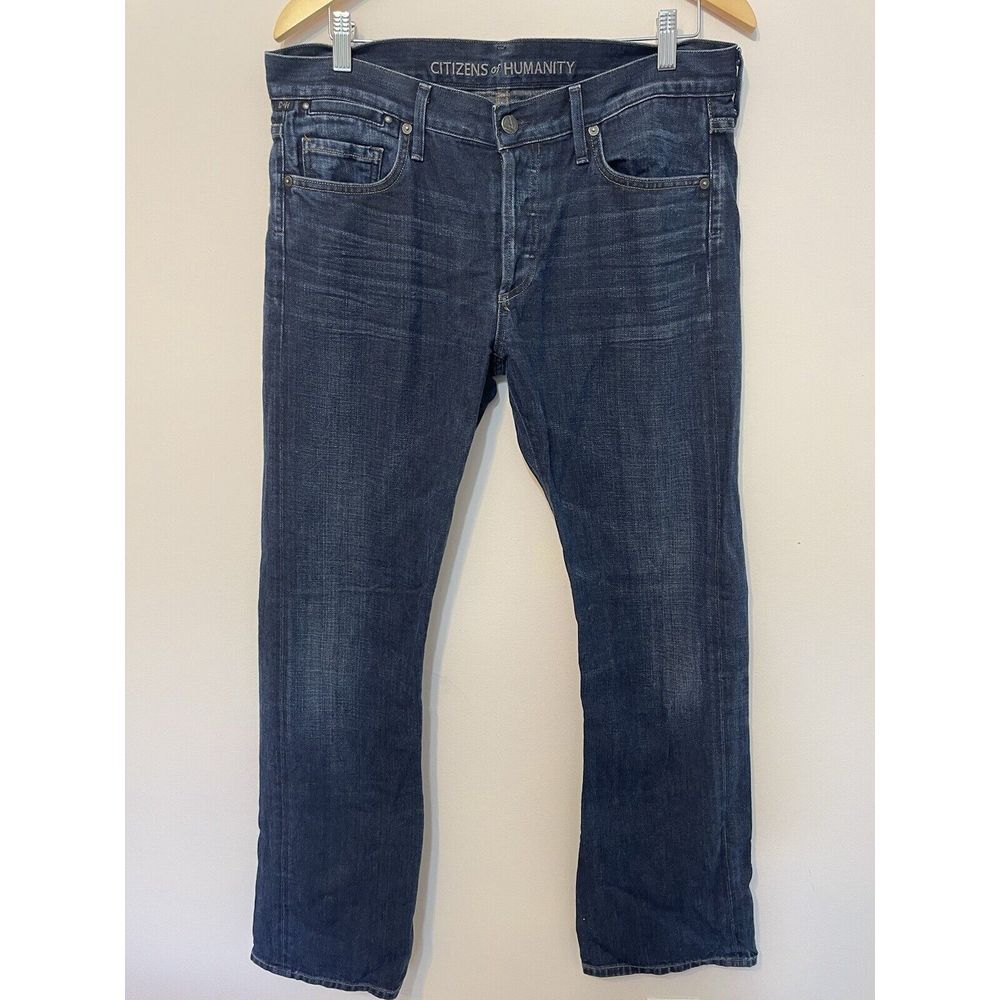 Citizens of Humanity Riley Boy Boot Boyfriend Button Fly Jeans Sz‎ 30